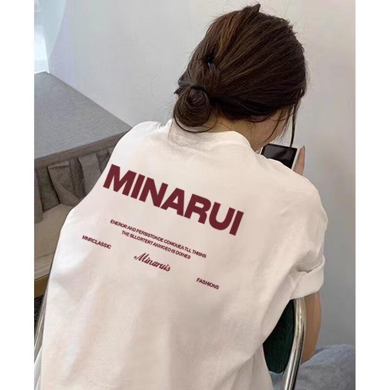 Dospívající čínský trend Těžké unisex PUNK tričko s pěti rukávy pro páry