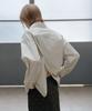 Tilaidai Backslit Detail Soft Cotton Shirt_Light Khaki