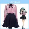 Hatsune Miku Vampira Cosplay Fantasia Vestido Uniforme Roupa Festa a Fantasia de Halloween