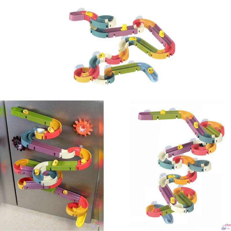 Bathing And Bathroom Fun Childrens Ducklings Assembling Track Play Water Toys
