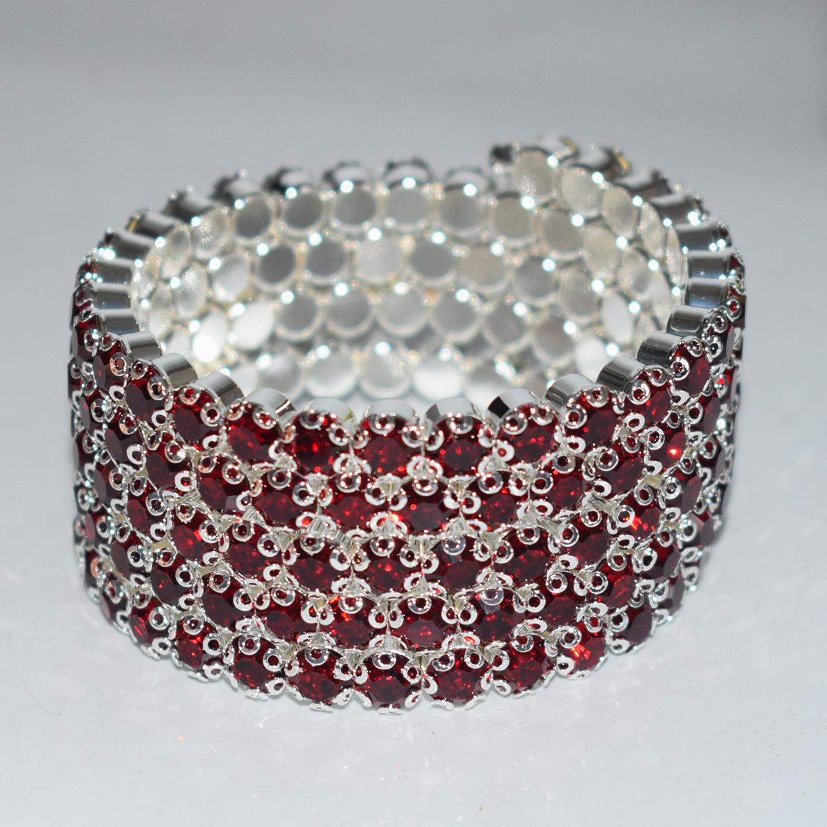 

Новый свадебный браслет на руку из страз AB, сценическое хрустальное украшение