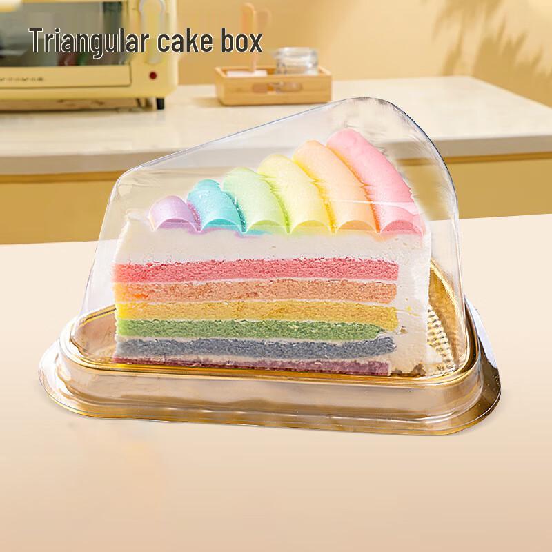 Changbaosen Clear Triangular Cake Slice Boxes