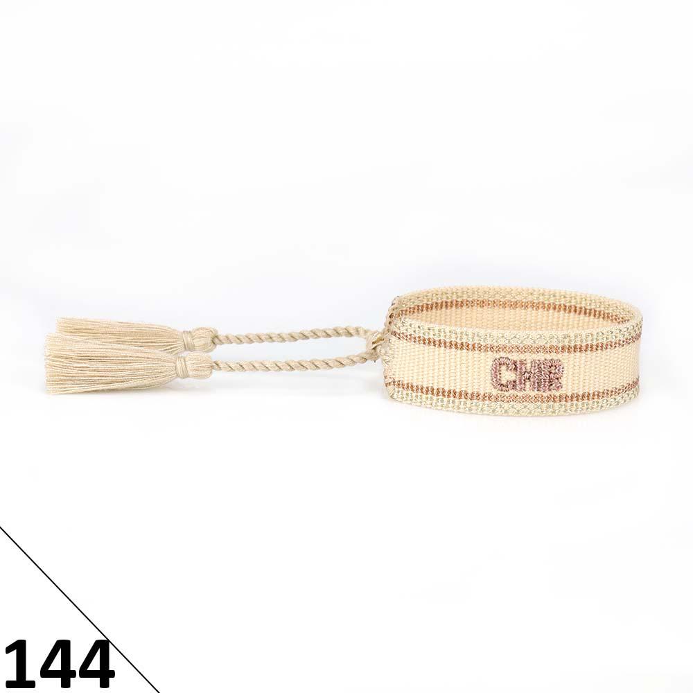 Friendship Letter Bracelet - Hand-Woven Ethnic Style with Polyester Tassels