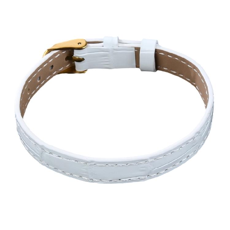 

Elegant Leather Accent Stainless Steel Jewelry Bracelet Secure Buckles Designs All Day Comfort Wear