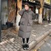 Autumn Winter Thicken Warm Parka Women Casual Solid Color Big Pocket Loose Long Hooded Coat Jackets Outwear