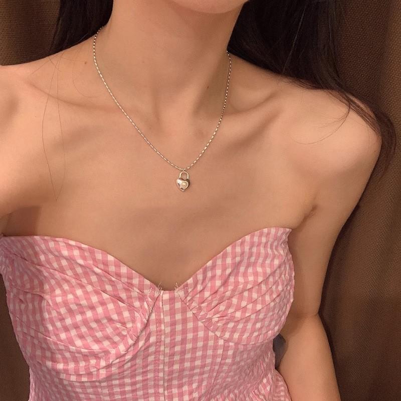 Double Layered Camellia Necklace for Women's Light Luxury Fashion Design Necklace Neck Chain Tassel Collarbone Chain Jewelry Gift