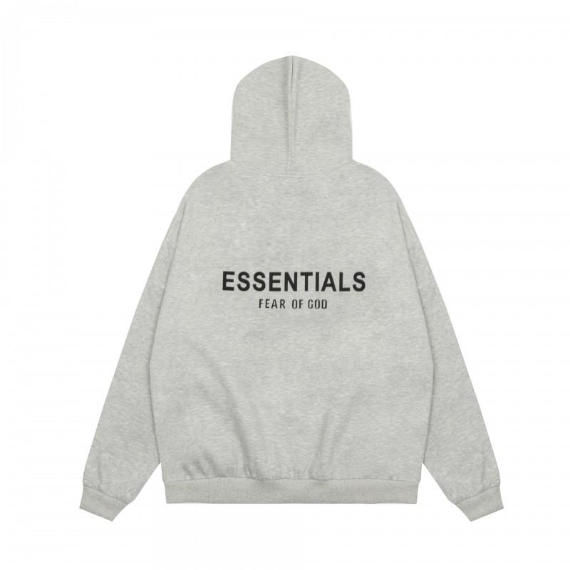 FOESSENTIALS Hoodie Unisex Loose Fit Fleece Sweatshirt Streetwear Winter