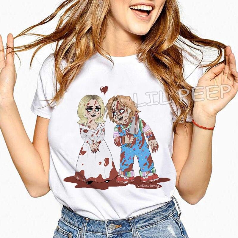 Chucky And Tiffany Summer T Shirt 