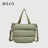 Simple Lightweight Nylon Down Bag Large Capacity Crossbody Underarm Space Cotton One-Shoulder Tote Female Bag