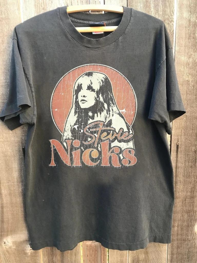 Stevie Nicks Tour T-shirt, Vintage Stevie Nicks Graphic Unisex Tshirt Reprint