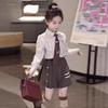 Girls' Pleated Skirt JK Uniform Set - 2025 Fashionable Academy Style for Spring & Autumn