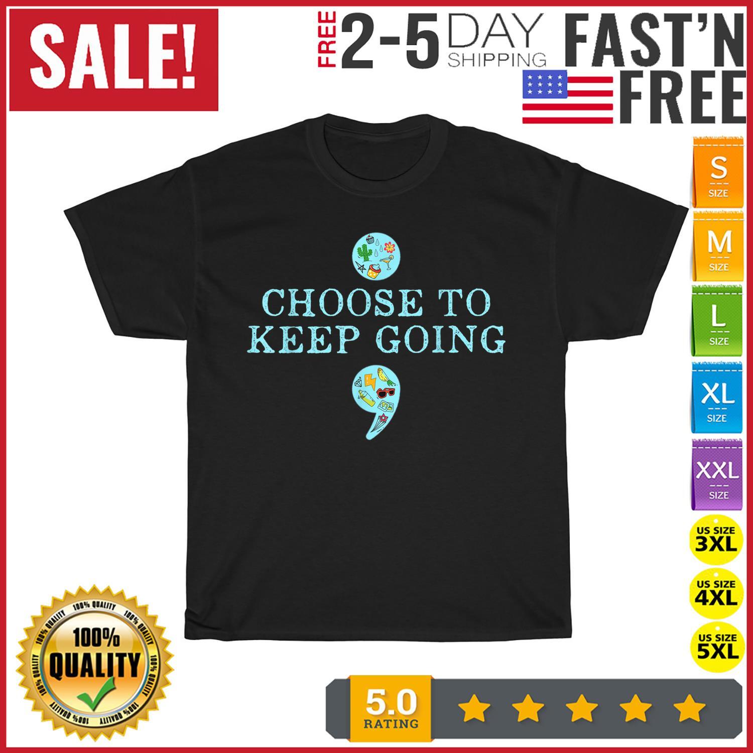 Semicolon Suicide Prevention Awareness Vintage T Shirt Mens Womens Tees Top Men Women Fashion NEW M