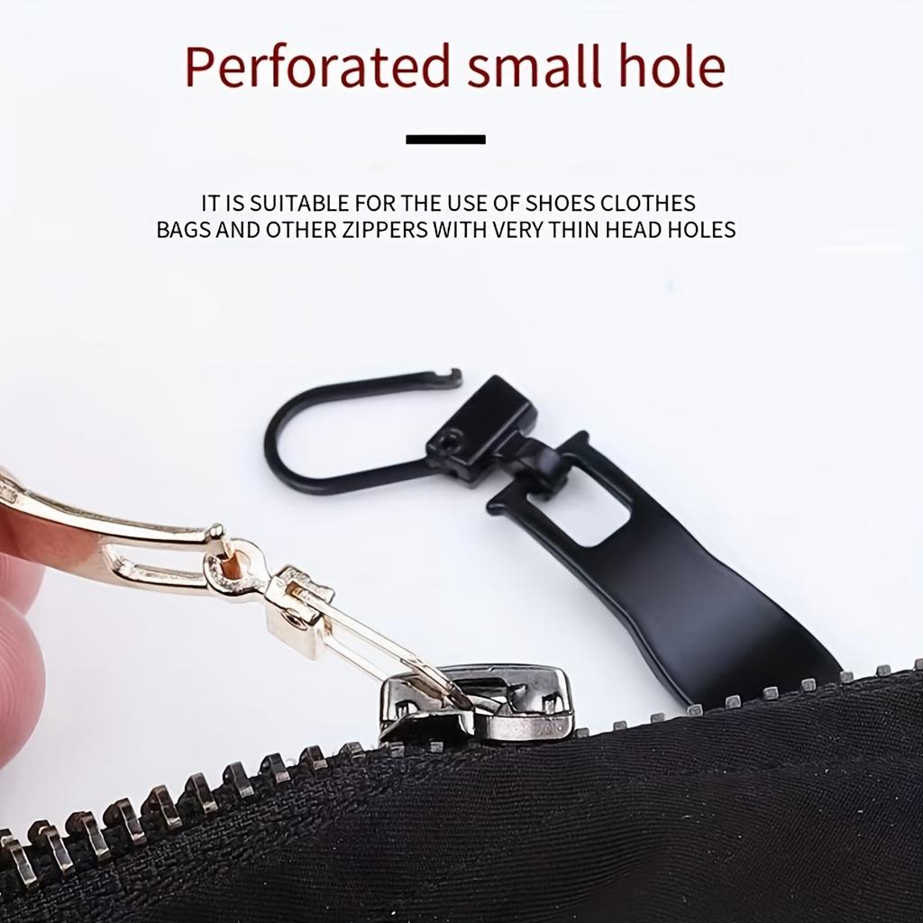 5pcs,Detachable Metal Zipper Pulls,Conveniently Replaceable for Bags and Clothes Puller,DIY Craft Zipper Head Sewing Accessories