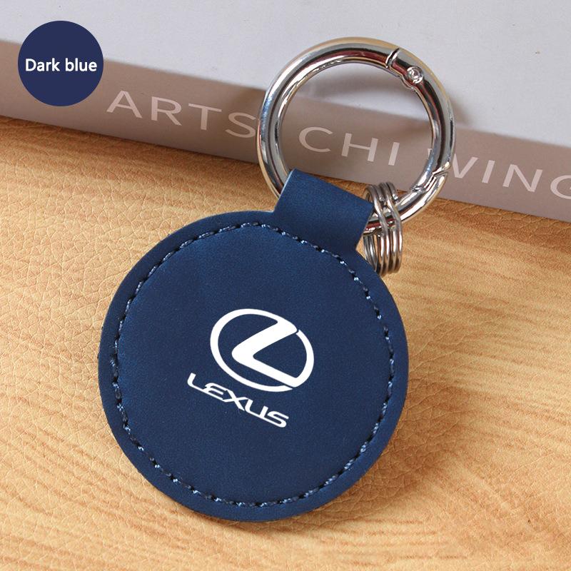 Leather Car Keychain Key Ring Pendant Lanyard Gift For Lexus IS250 IS300 RX330 RX350 GX200 GX300 LX470 LX570 Styling Accessories JM3