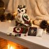 Layered Fabric Sewing Patterns Christmas Animals Patchwork Kit for Adults Beginners, DIY Holiday Textile Art Kits Craft Set Home Decoration, Handmade