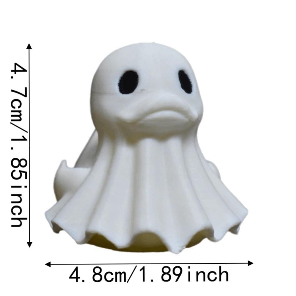 Lightweight Halloween Ghost Duck PLA Creative Ghost Duckling Spooky Desktop Ornament  Room Table