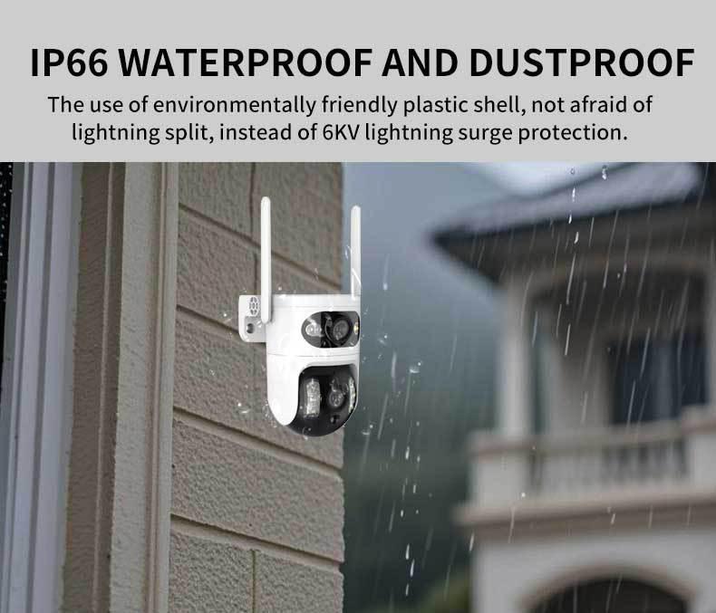 360° Panoramic HD Wireless WiFi Home Security Camera with Bracket