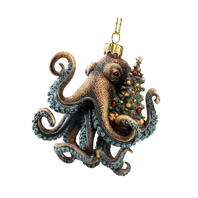 Christmas Tree Decoration Shatterproof Acrylic Sea Creature Hanging Ornament