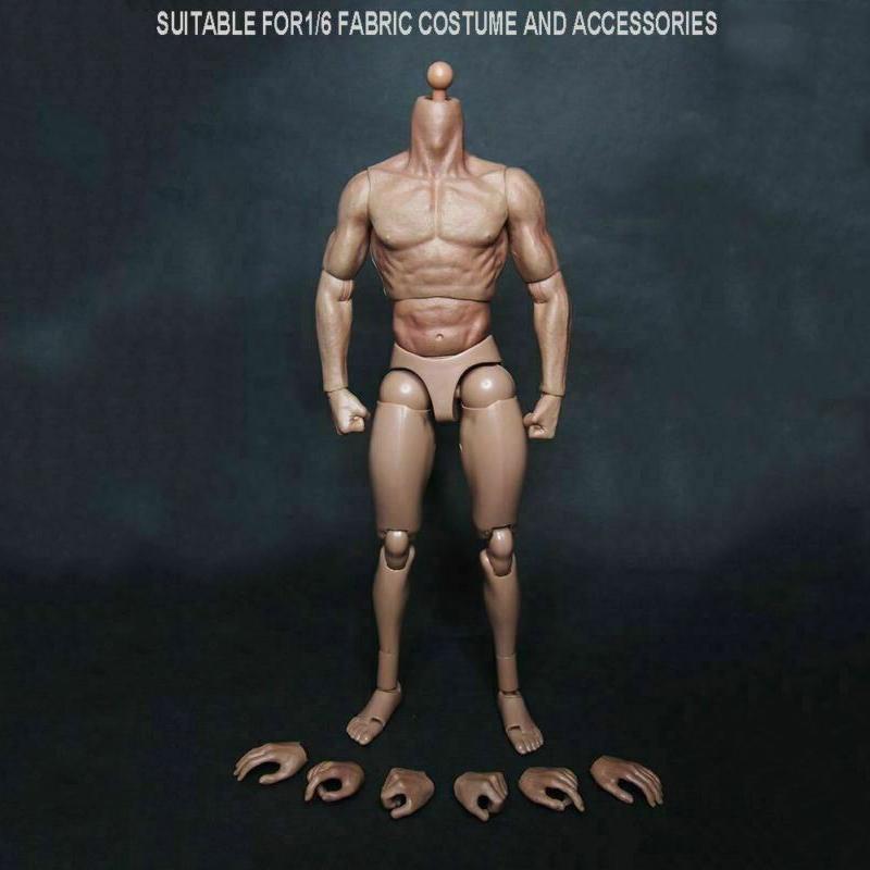 

Мужская 12-дюймовая игрушка, фигурка, мускулистое тело для 1/6 масштаба, мужская, без головы, модель игрушки