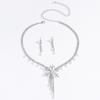 Accessories Full Of Zircon Bridal Jewelry Set Temperament High-End Earrings Necklace Jewelry Set