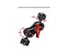 Magic Hand Double Gimbal: Powerful Crab Claw Clamp with Universal Metal Ball Head and Fixed Base