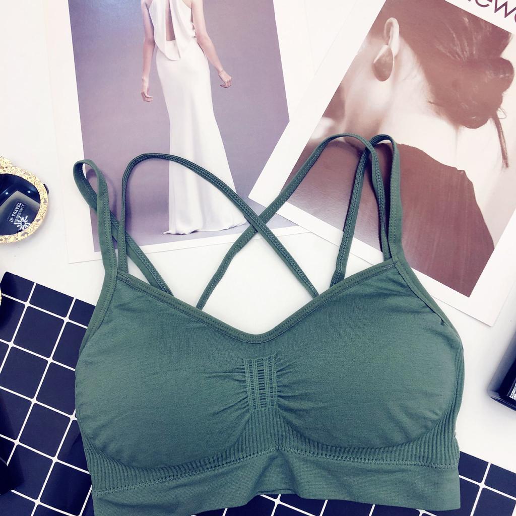 Large Size Beautiful Back Bra Wrap Tube Top Yoga Vest for Women