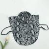 Lightweight False Collar Leopard Print Faux Shirt Collar Versatile Detachable Collar  Layering Top