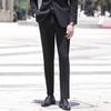Herren-Knitterfreie gerade Business-Anzughose