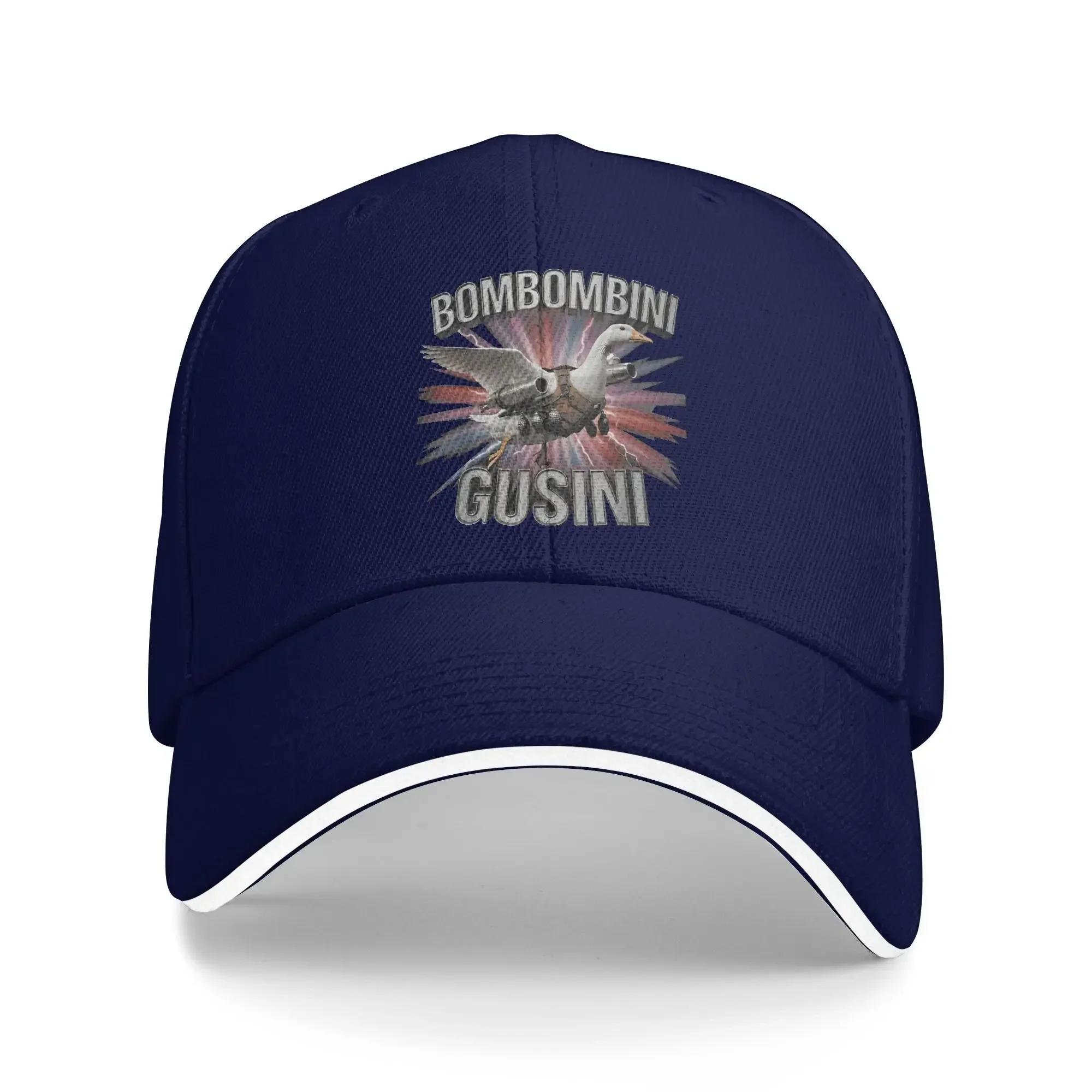 

Bombombini Gusini Sun Baseball Cap Funny Italian Brainrot Meme Summer y2k Cool Trucker Hat Unisex Running Hippie Baseball Caps One Size