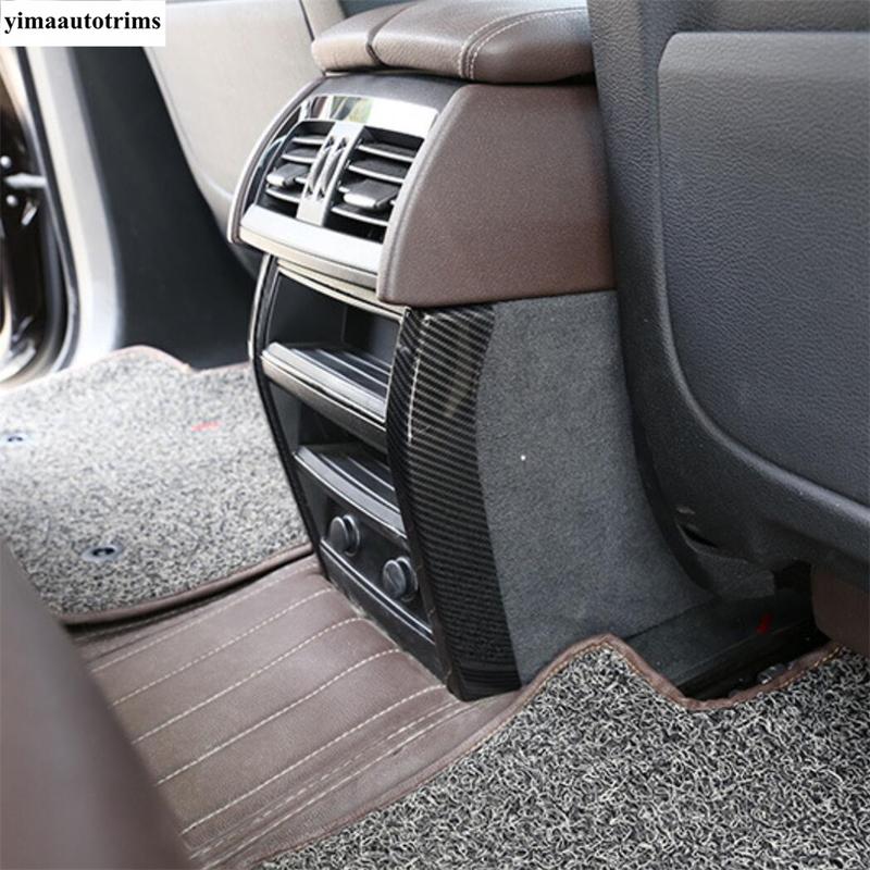 Rear Armrest Box Strip / Read Light / Middle Air AC Vent Cover Trim Accessories For BMW X5 F15 2014 - / X6 F16 2015 -