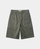 Jou Panel Cargo Pocket Herringbone Twill Shorts (Washed Khaki)