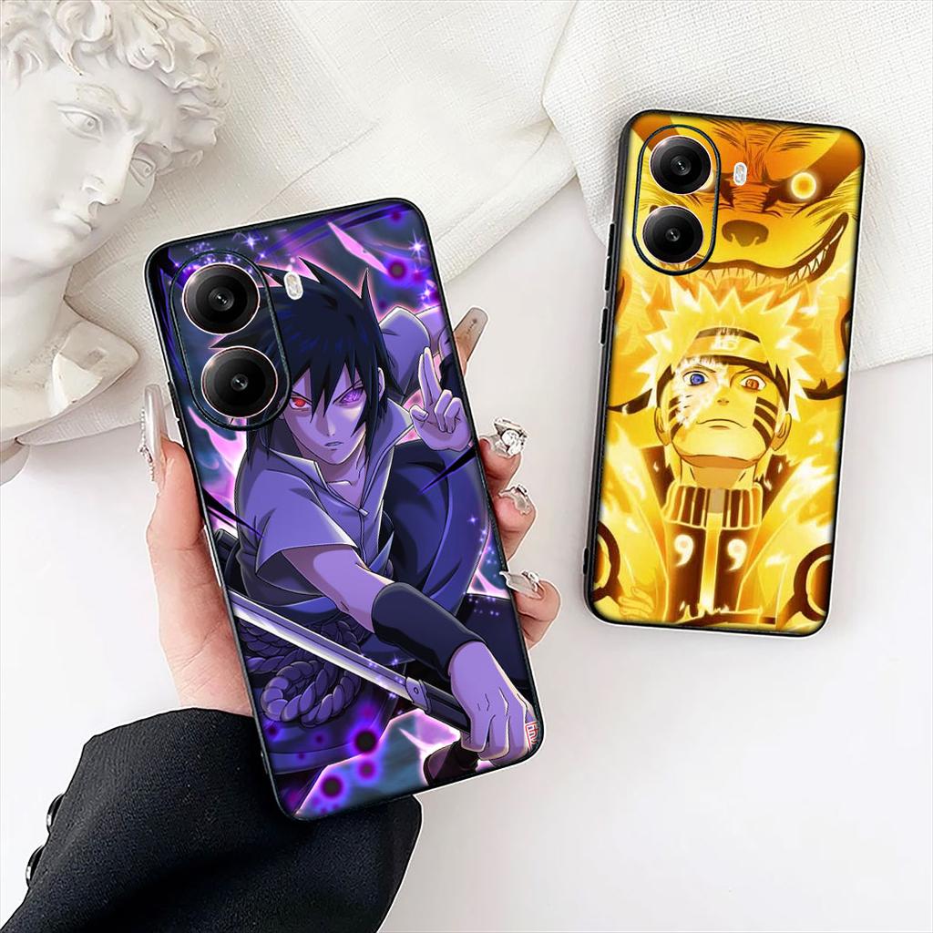 Sasukes N-Narutos Akatsukis Phone Case for Samsung Galaxy S22 S21 S20 FE Ultra Plus A35 A36 A37 A33 A34 A04 A71 Protective Cover