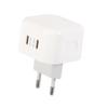 40W Dual-Line PD Fast Charger Type-C Dual-Port Flash Charge Travel Adapter