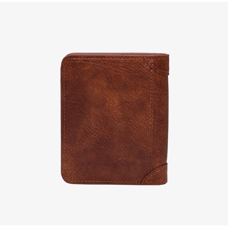 Men's Retro Business Multi-Card PU Slim Wallet