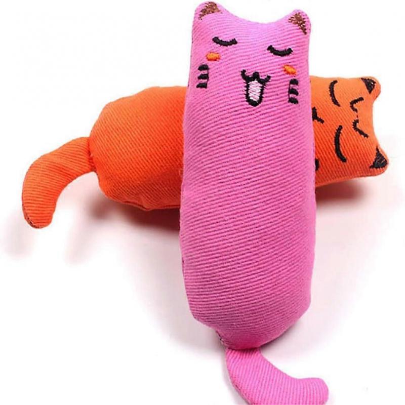 5-pack Cat Mint Toy Cat Chewing Toy Cat Anti-bite Cat Mint Toy Cat Mint Filling Cartoon Mouse Cat Teeth Chewing Toy