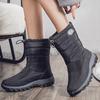 Women Boots Snow Plush Ladies Shoes Waterproof Women Shoes Zipper Boots Ladies Keep Warm Soft Botas Mujer Women's Winter Shoes