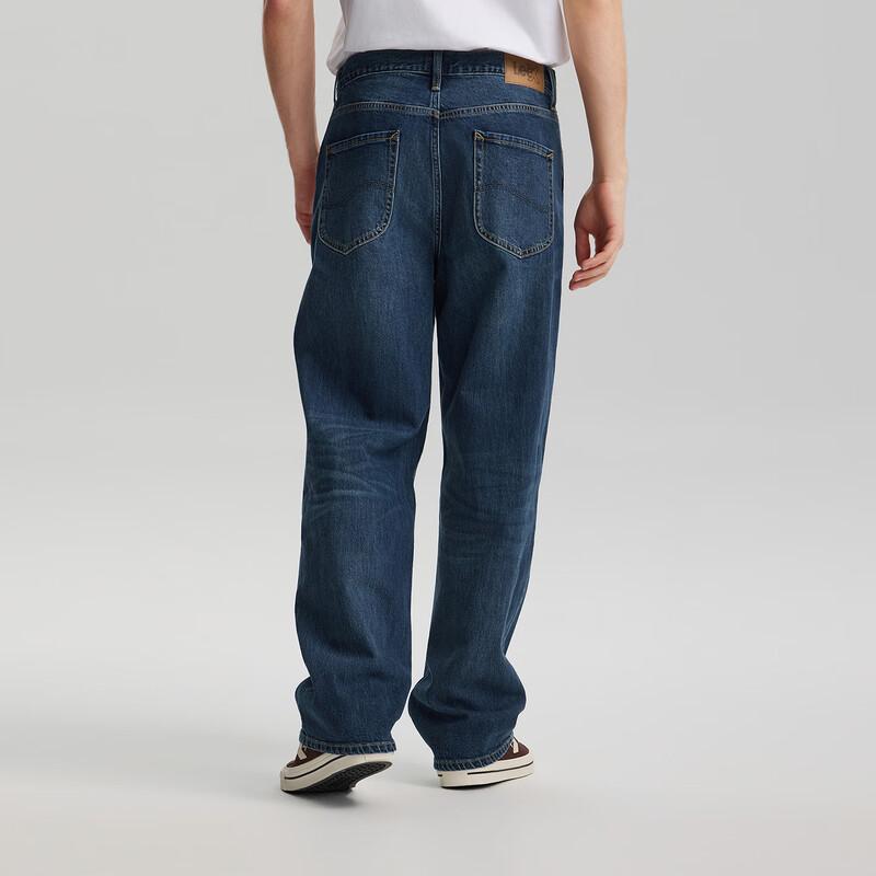 Lee Men's EasyRider 761 Loose Wide-Leg Dark Blue Jeans