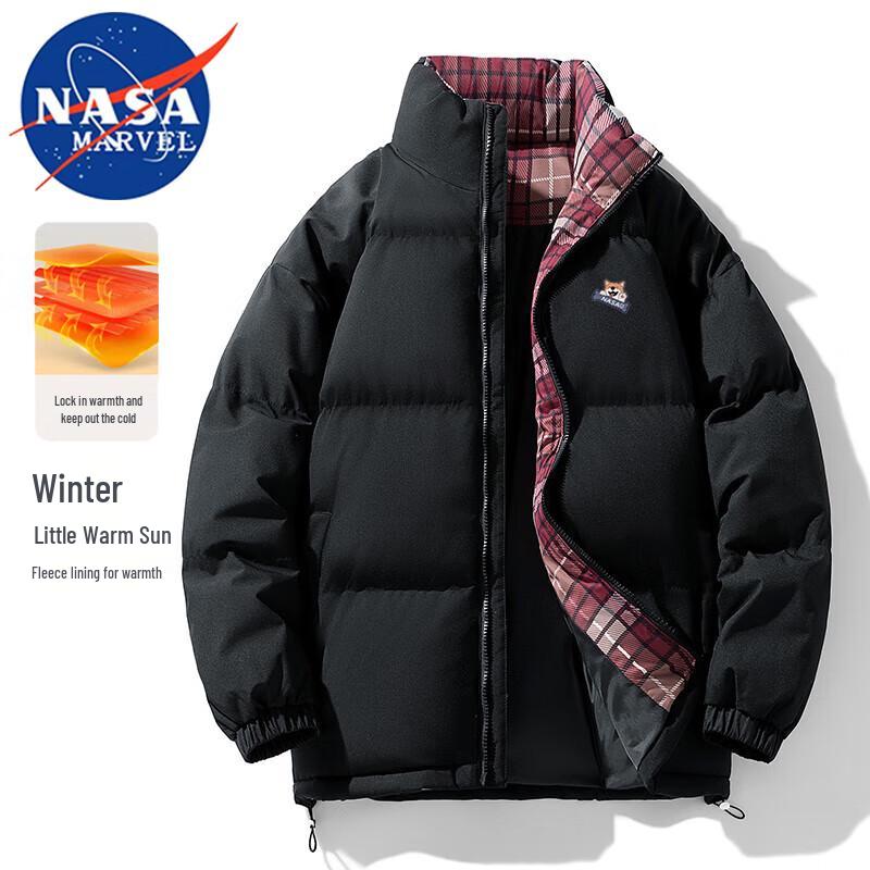 NASA MARVEL Stand Collar Winter Padded Jacket