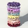 10pcs/Set Girls Hair Accessories Fabric Loop Hair Rope Headwear Hair Bands Women Hair Tie Satin Silk Scrunchies Simple Hair Tie