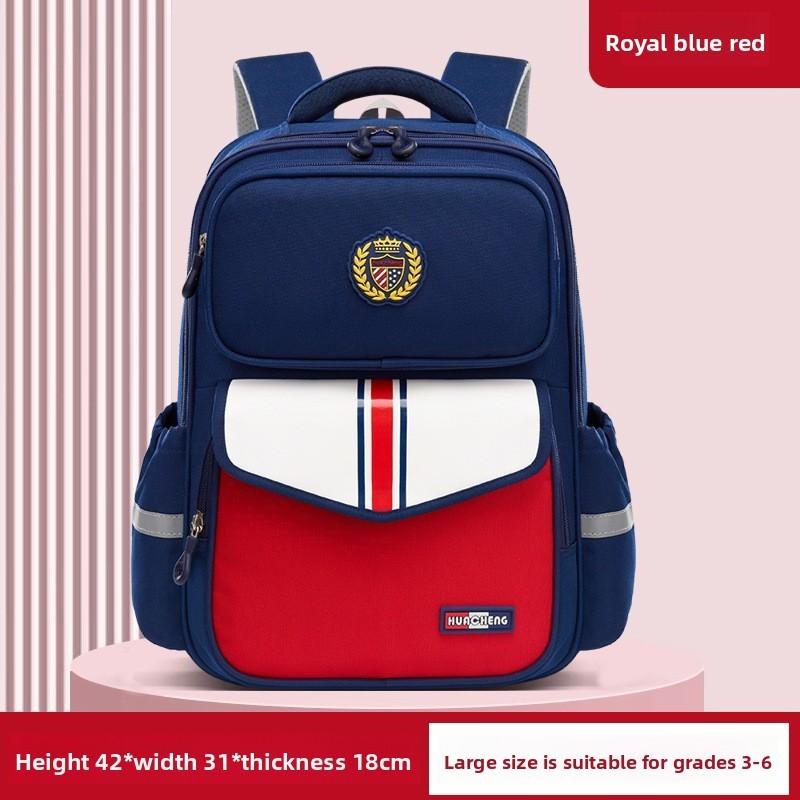 Oxford Fabric Kids School Backpack With Breathable Waterproof Durable Design For Children Ages 6 To 12