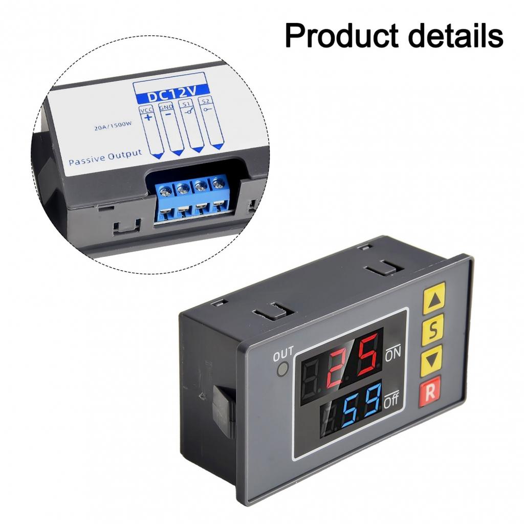 Schalter Zyklus DC 12V Verzögerung Motor Licht EIN-Aus
