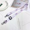 Oblique Span Mobile Phone Lanyard Adjustable Cartoon Silicone Change Bag Lanyard Card Sleeve Record Label Lanyard Lanyard