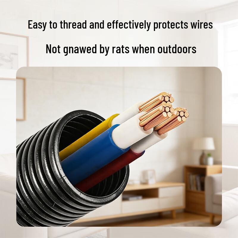 PE Corrugated Split Wire Protection Conduit