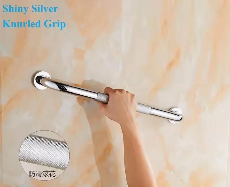 1Piece Brass Bath Shower Safety Grab Bar Handicapped Elderly Towel Hanging Rose Gold Oil Rubbed Bronze Antique Anti-slip Rail