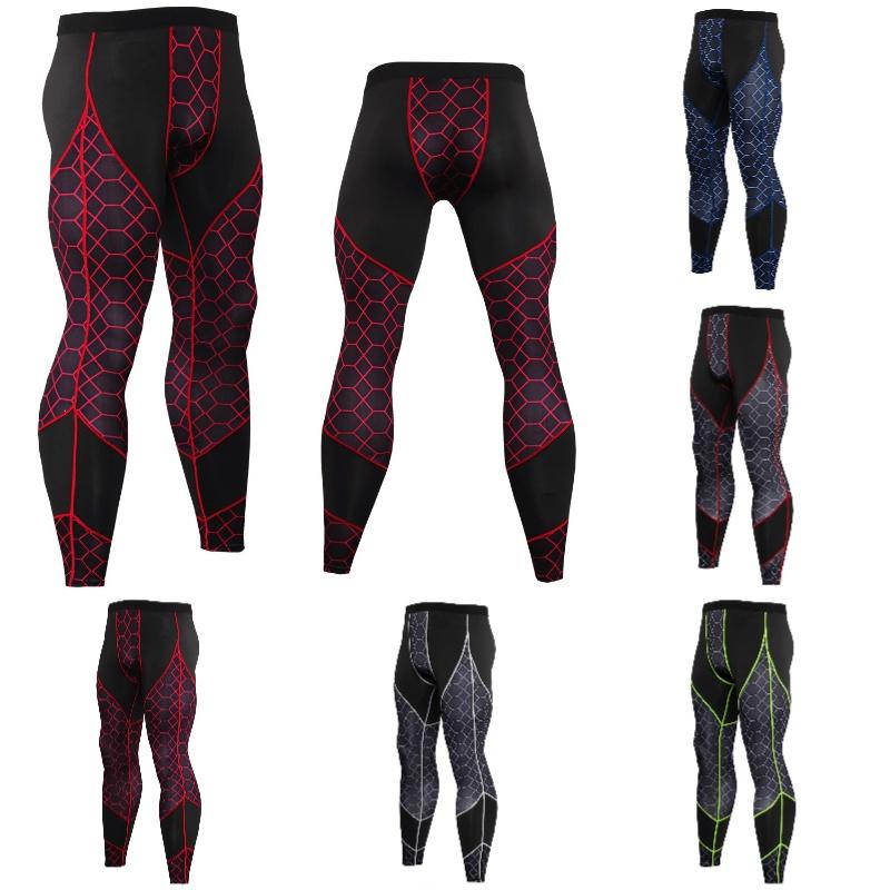 Herren Fitnesshose mit Print und Einsätzen Schnelltrocknendes Milchsilk-Gewebe Tier-Muster Geeignet für alle Jahreszeiten