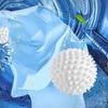 TPR Anti Winding Laundry Ball Circular Pure White Magic Cleaning Drum Washing Machine For Dirt Removal And  Knotting