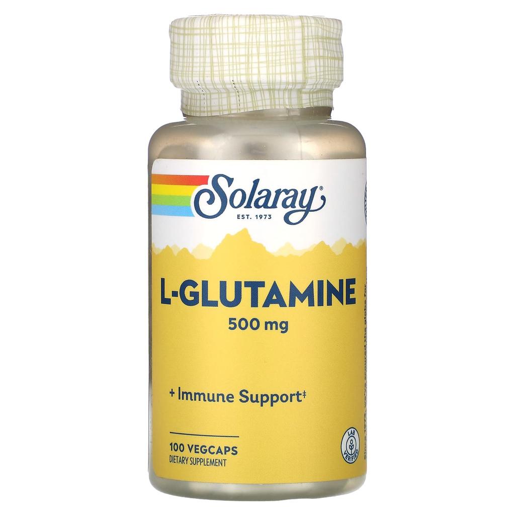 L-Glutamine, 500Mg, 100 Veggie Caps