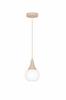 Pendant Lamp 1xE27 Lacrima Latte
