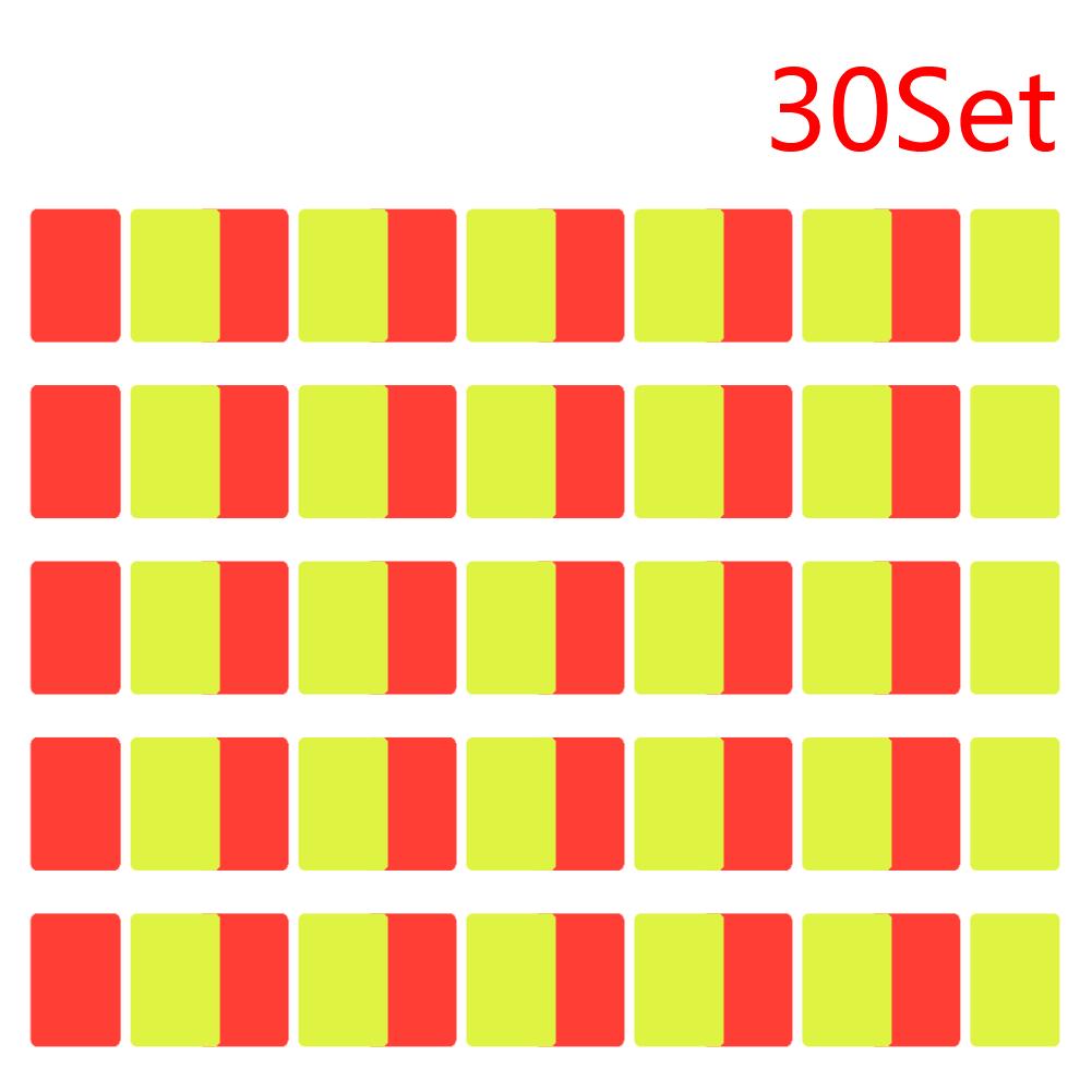 PVC Soccer Referee Red Yellow Cards Football Match Training Referee Tool 8x11cm