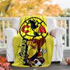 Club América Flannel Blanket Soft All-Season Throw, Design for Camping, Car Travel, Hiking Sofa, Bed, Office Perfect Gift for Parties